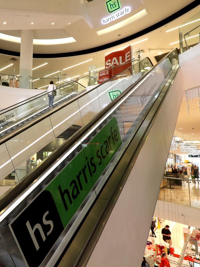 Harris Scarfe closed its Rundle Place store earlier this year. AAP Image/Kelly Barnes