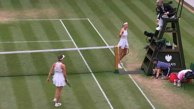 Victoria Azarenka did acknowledge her opponent. Photo: Stan Sport.