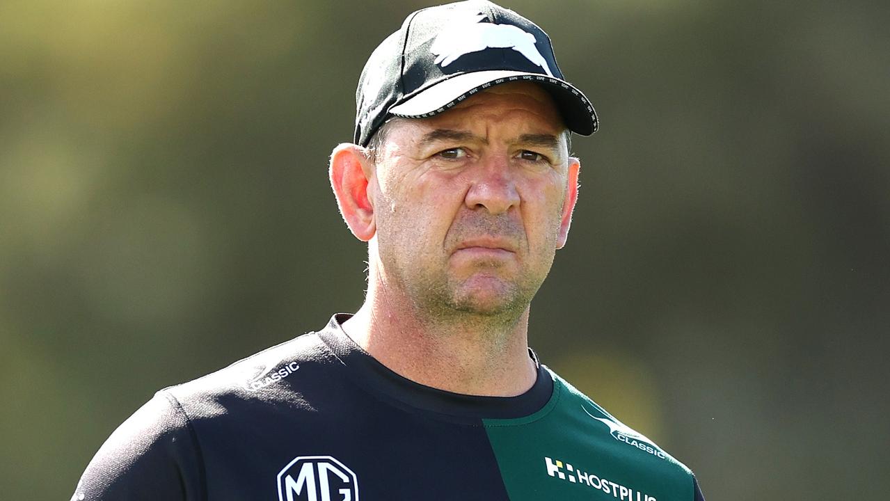 Rabbitohs head coach Jason Demetriou has hit back. (Photo by Mark Metcalfe/Getty Images)