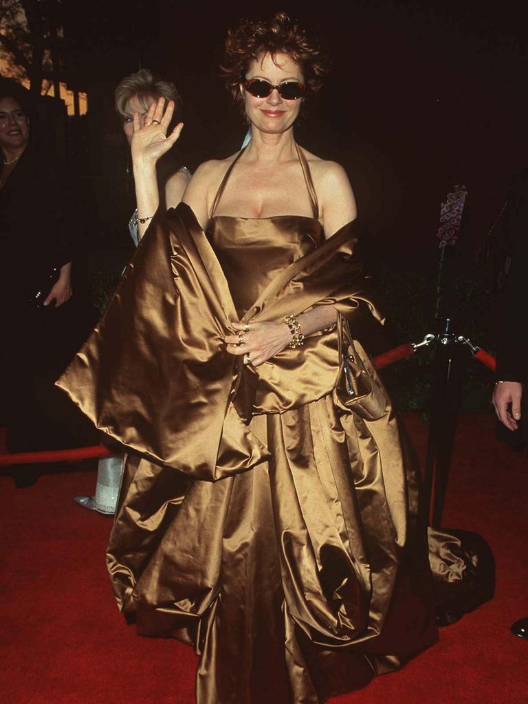 Susan Sarandon at the Oscars in 1996. Picture: Getty