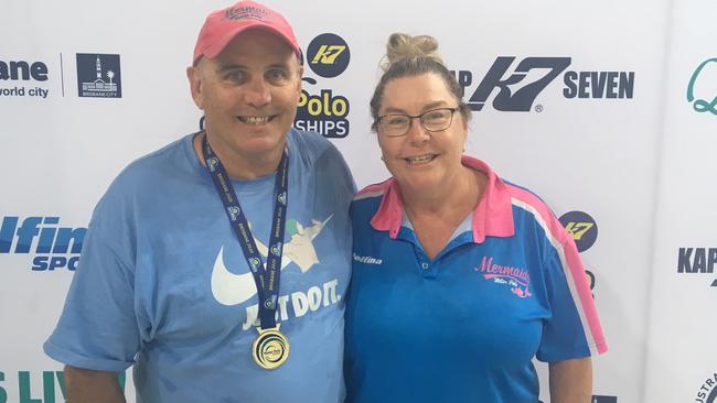 Lance and Nicola Johnson, founders of the Mermaids Water Polo Club.