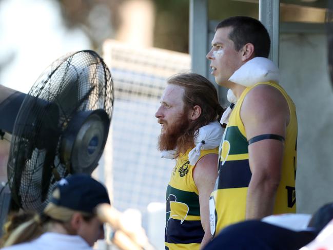 SANFL: Eagles v Glenelg at Woodville Oval. Eagle Angus Poole. Picture: DYLAN COKER