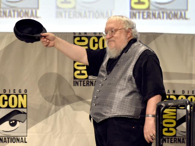 George R.R. Martin attends Comic-Con International 2014 in San Diego.