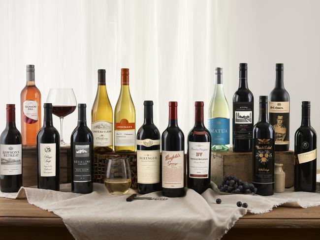 Treasury Wine Estates global priority brands. These brands have driven most of the growth reported in the Australian wine giant’s interim 2016 result. Picture: supplied by TWE