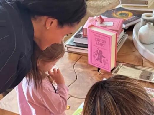 Meghan Markle shared a sweet video of her daughter Princess Lilibet, 3, bonding with the tennis superstar, 43, on her Instagram Stories on Saturday. Source - Instagram