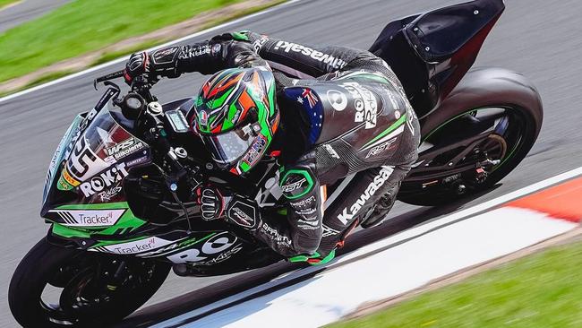 Brodie Gawith and Kawasaki Team Green during the Tracker Kawasaki Superteen Championship in 2024. Picture: supplied