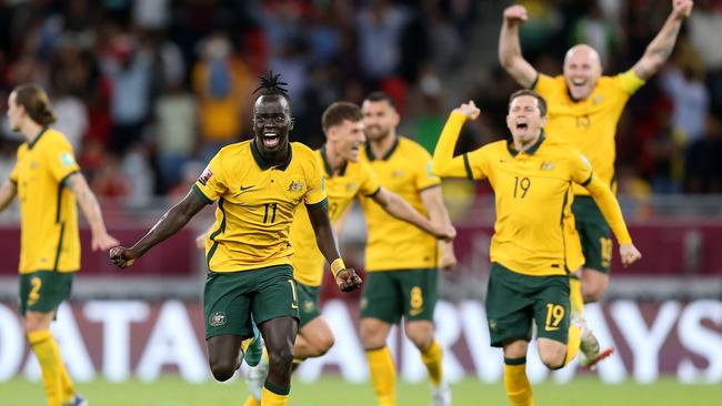 The Socceroos will have their work cut out in Group D. (Photo by Mohamed Farag/Getty Images)