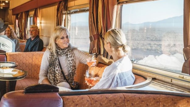 Gold Service lounge on The Ghan.