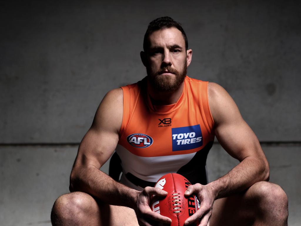 Portrait of former GWS Giants ruckman Shane Mumford. Picture. Phil Hillyard