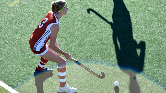 North West Sydney take on Newcastle in the first game of the NSW U18 Girls Hockey Titles at Goonellabah.