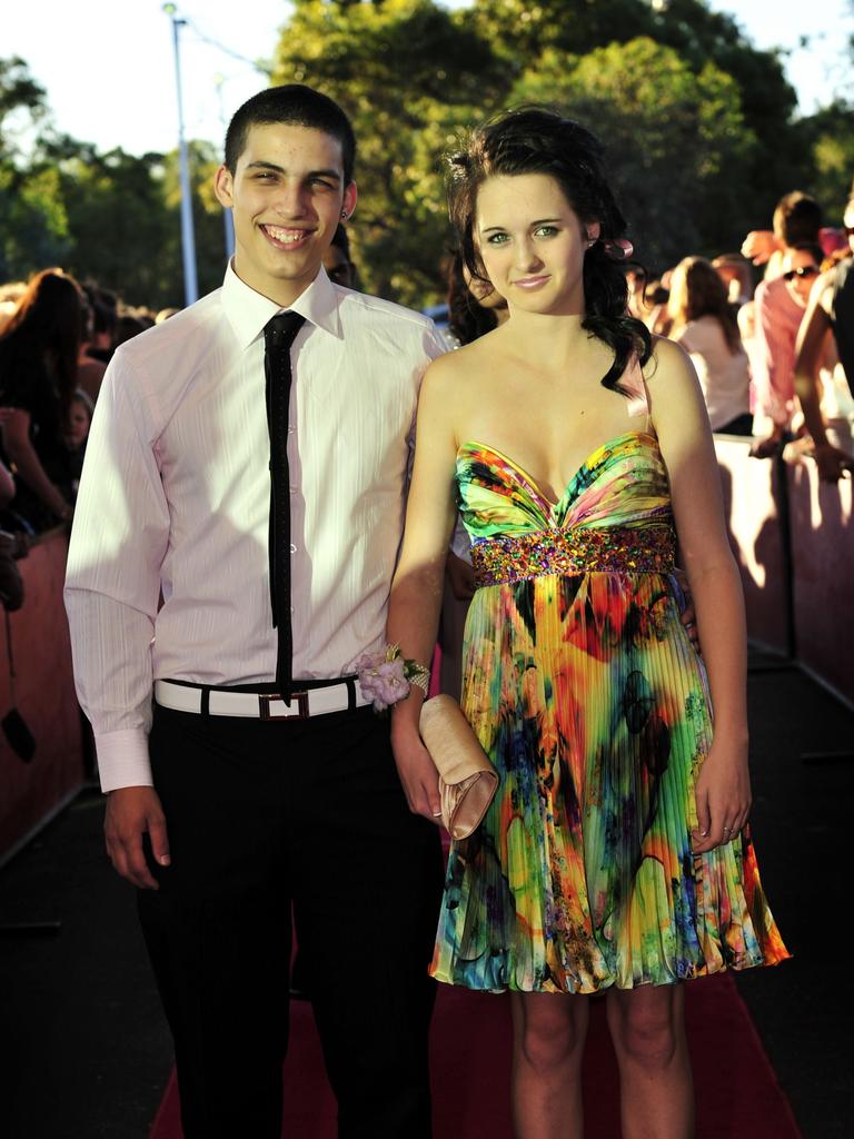 Evan Smith and Rebekah Glyde at the 2010 Centralian Senior College formal at the Alice Springs Convention Centre. Picture: NT NEWS