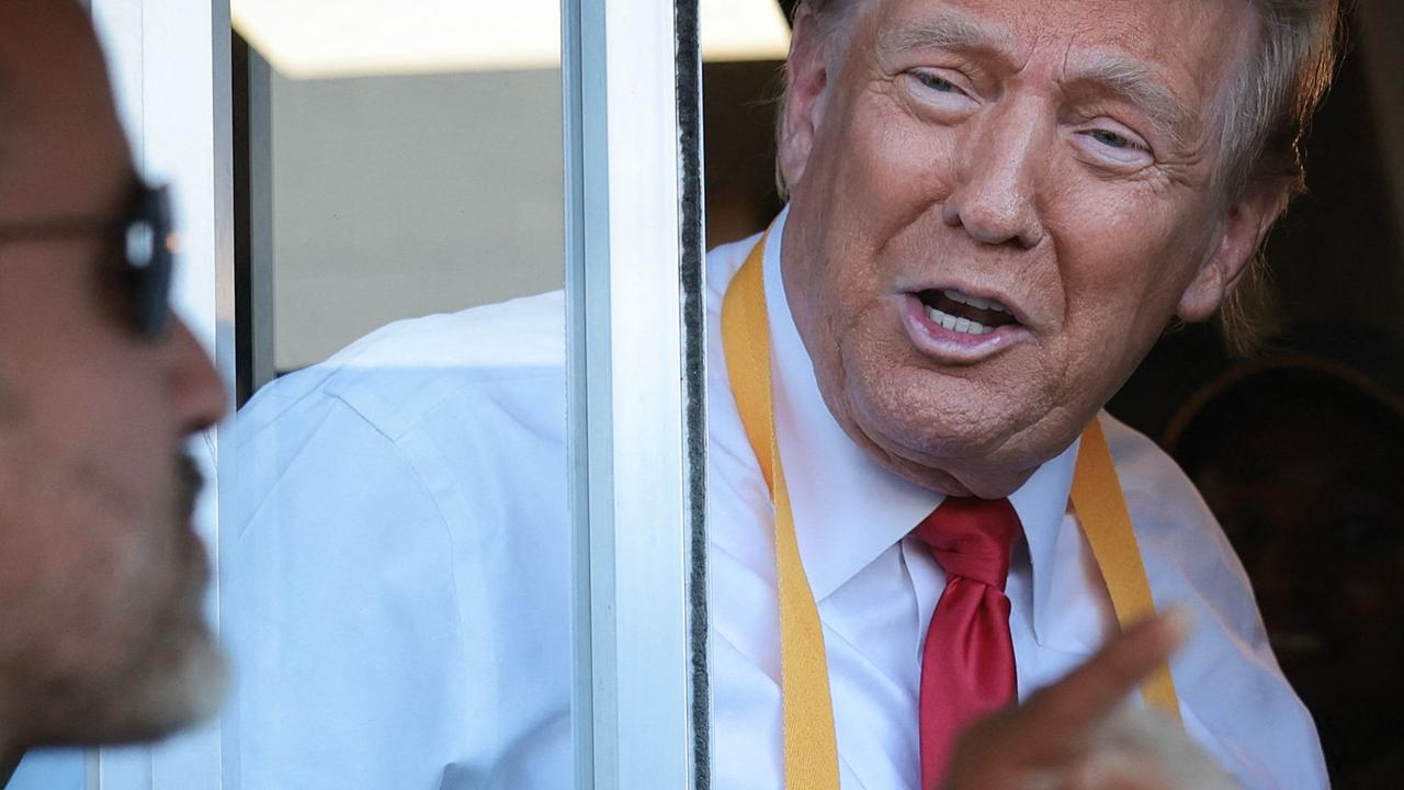 Trump lands Maccas drive-through ‘job’