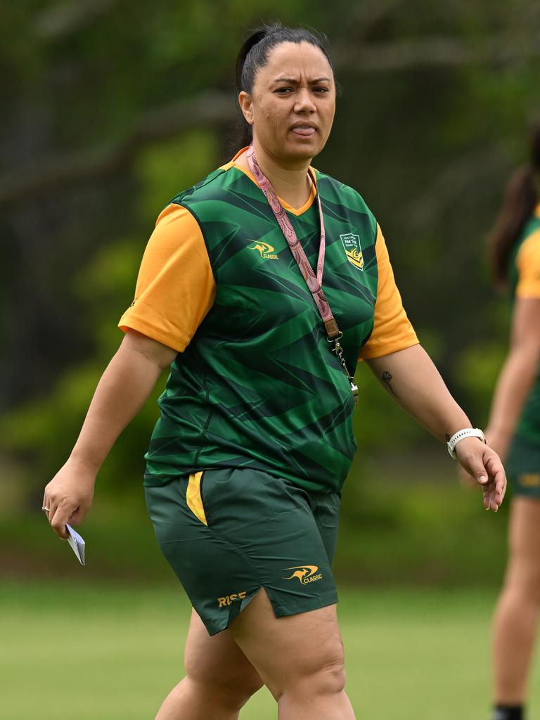 As is fellow Jillaroos assistant Jess Skinner. Picture: NRL Imagery