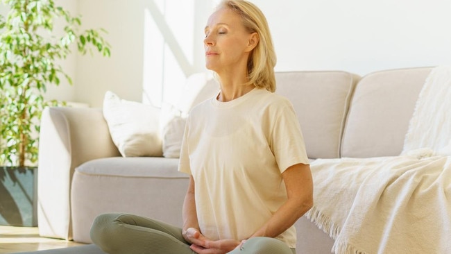 Something as simple as deep breathing for a few minutes a day can help to calm the brain. Picture: Getty Images