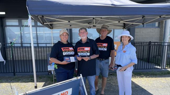 Mackay ‘no’ campaigners: Tracie Newitt, Laurie Nielsen, Stewart Fenner and Julie Sawtell