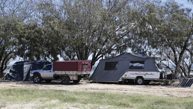 Illegal campers would be banished from The Spit. Picture: Jerad Williams