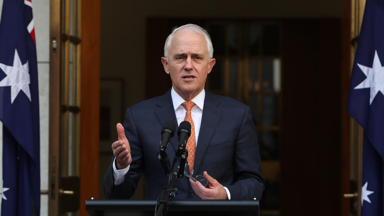 Outgoing Prime Minister Malcolm Turnbull has fronted the media addressing the “insurgency” from a number of people in the party to bring down the government.