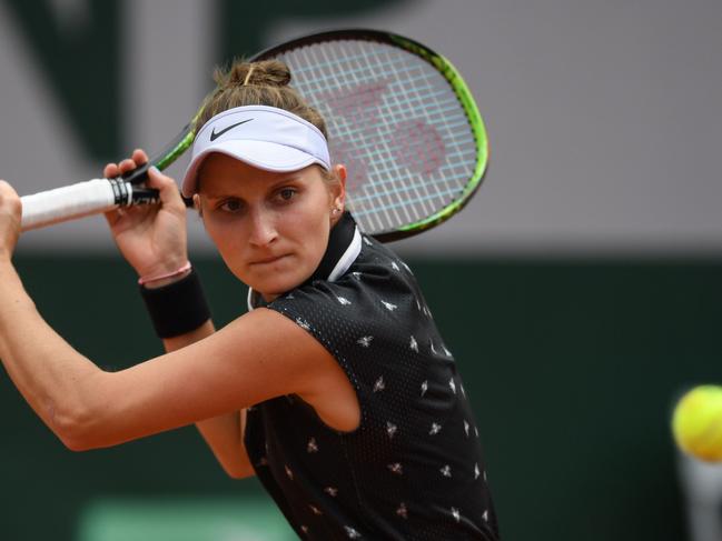 In her victory speech, Barty paid tribute to the Czech Republic's Marketa Vondrousova. Picture: AFP