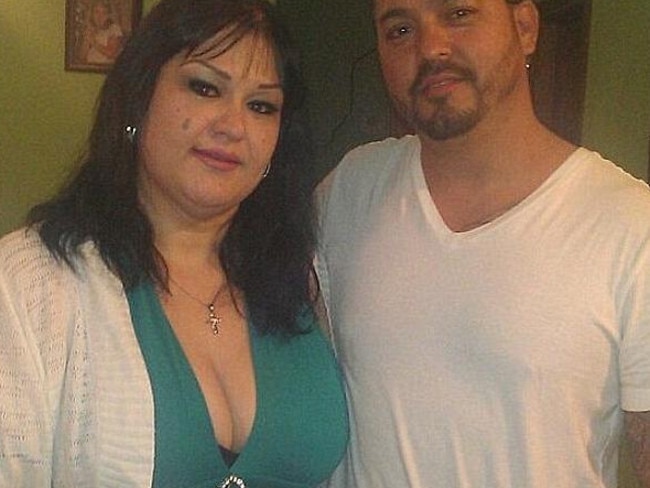 Mayra Rosales, pictured with her cousin, after losing more than 250kg.