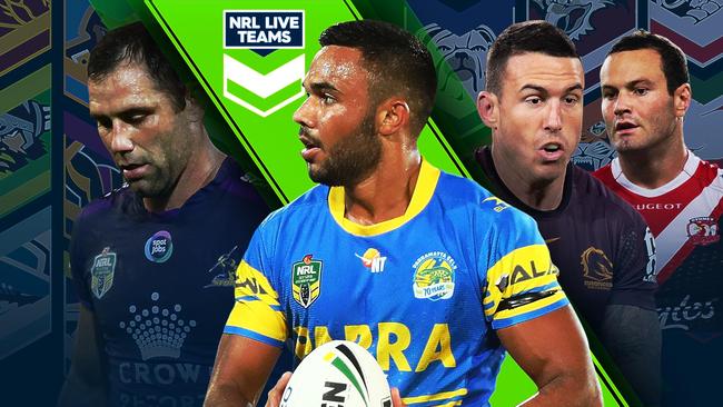 Live NRL Teams for Round 21.