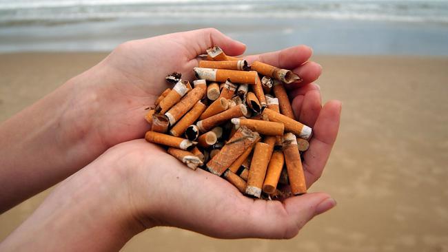 A Central Queensland court has heard a bizarre case in which a woman pleaded guilty to stealing someone else’s cigarette butts. Generic image.