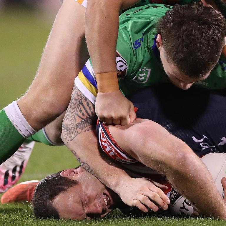 Boyd Cordner’s ongoing concussion issue is a big concern for the Roosters. Picture: Mark Kolbe/Getty Images