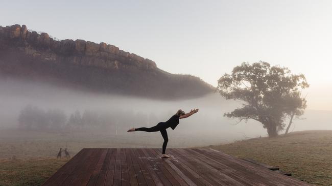 Pilates in Wolgan Valley