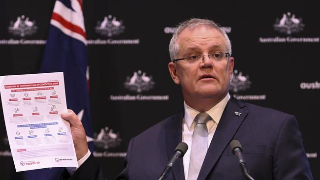 Scott Morrison in Canberra on Tuesday. Picture: AAP