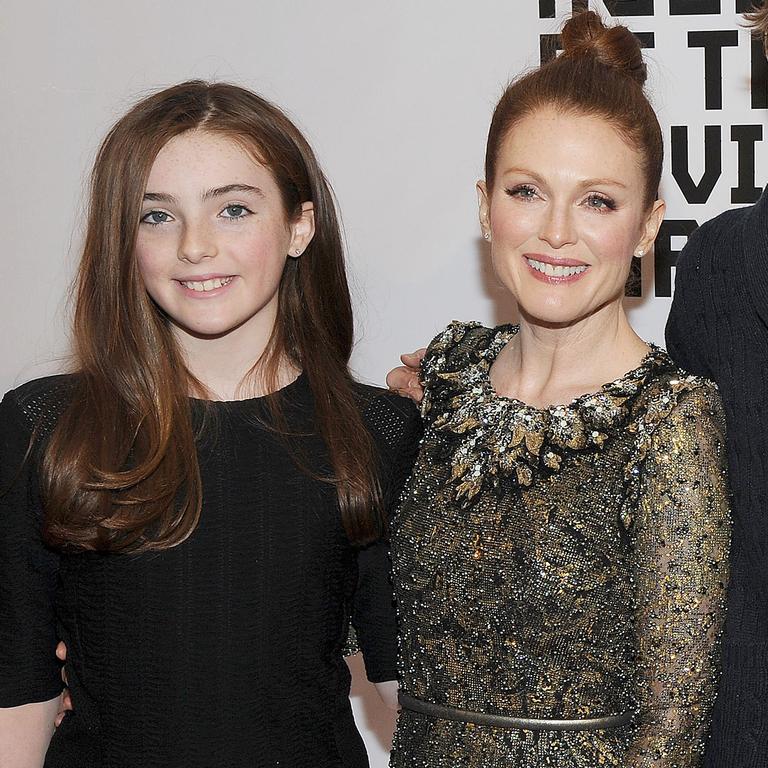 Actress Julianne Moore and her daughter Liv Freundlich. Picture: Splash