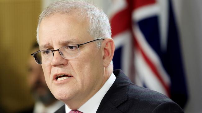 Scott Morrison says a returned Coalition government would revisit its industrial relations rethink. Picture: Getty Images