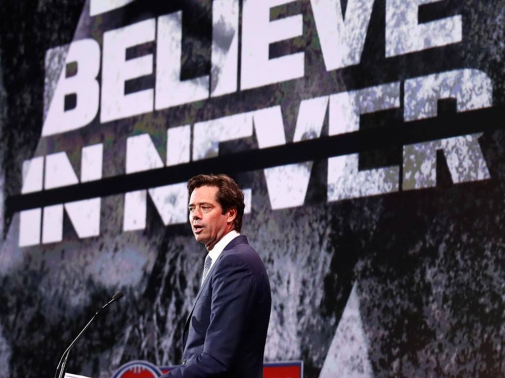 Gillon McLachlan. (Photo by Daniel Pockett/AFL Photos via Getty Images)