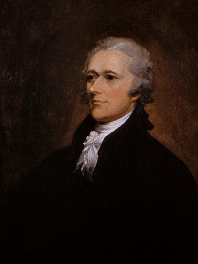 Alexander Hamilton, a portrait by John Trumbull, 1806.