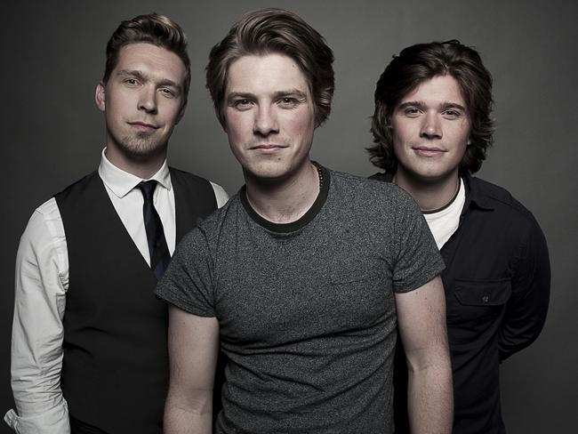 US band Hanson (Isaac, Zac, Taylor) are currently touring Australia. Publicity image supplied by publicist Victoria Ciesiolka for music feature.