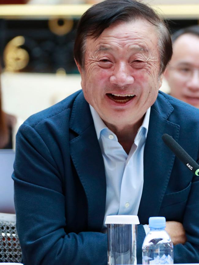 Huawei founder Ren Zhengfei. Picture: AFP