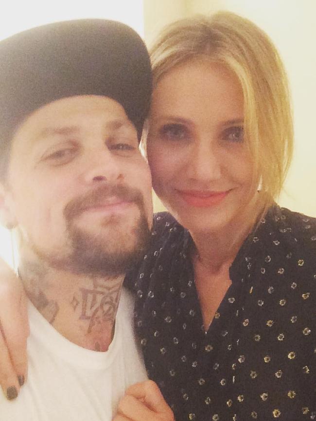 Diaz with husband, rocker Benji Madden. Picture: Instagram