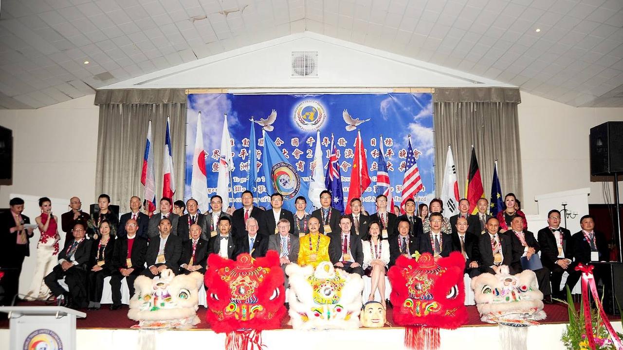 Gladys Liu at the United Chinese Commerce Association meeting in 2014.