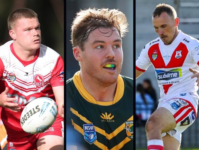 Players from the Kincumber Colts, Wyong Roos and Woy Woy Roosters from the Central Coast Rugby League competition. Picture: Sue Graham/Paul Barkley/Nick Friend