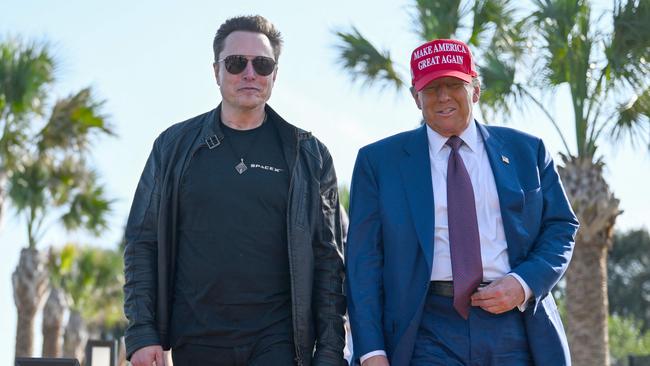 Elon Musk has become one of President Trump’s closest advisers. Picture: Brandon Bell/Getty Images/AFP