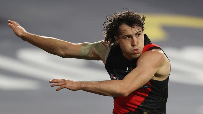 AFL Round 6. Essendon vs North Melbourne at Metricon Stadium, Gold Coast. 11/07/2020. Andrew McGrath of the Bombers . Pic: Michael Klein