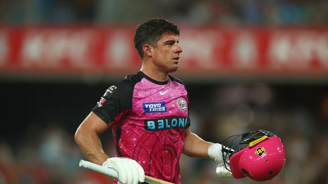 Henriques hit 59 against Heat to help the Sixers qualify for the BBL final. Picture: Getty Images