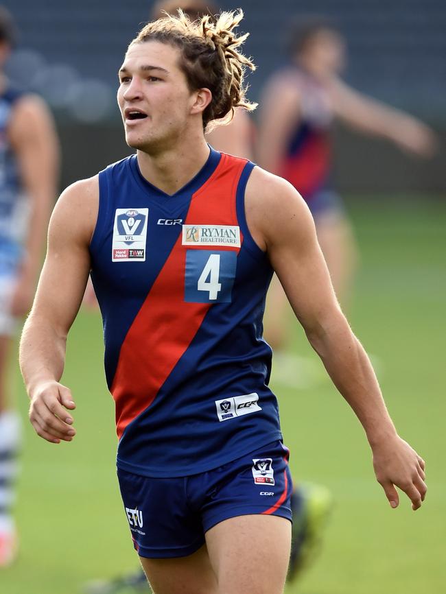 Sam Lowson in action for Coburg.