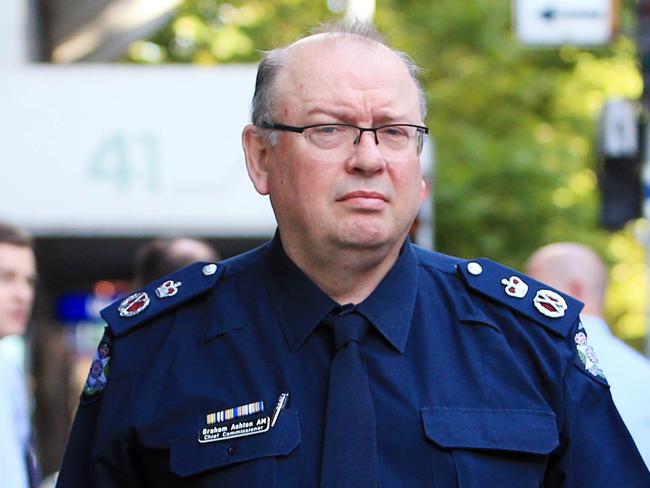 09/12/19 Victoria Police commissioner Graham Ashton arrives at the Lawyer X Royal Commission. Aaron Francis/The Australian