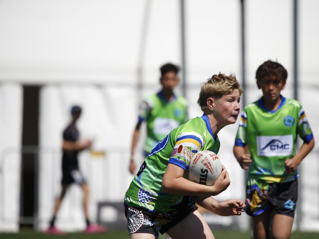 Koori Knockout - Day 4 Boys 13s GF La Perouse Panthers v Queanbeyan Kanberri Connection Monday, 7 October 2024 Hereford St, Bathurst NSW 2795, Australia, Picture Warren Gannon Photography