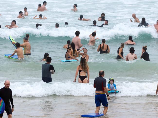 Lifeguards have grappled to keep up with the number of rescues. Picture: Mark Stewart