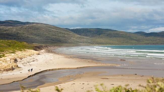 Cloudy Bay Beach, Bruny Island. Picture: courtesy of Bruny Island Long Weekend.