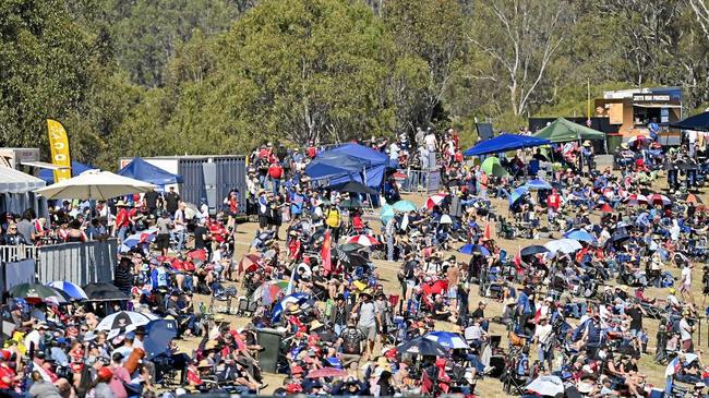 The show of strength from fans at the latest Ipswich SuperSprint weekend prove a Queensland Raceway upgrade is essential. Picture: Cordell Richardson