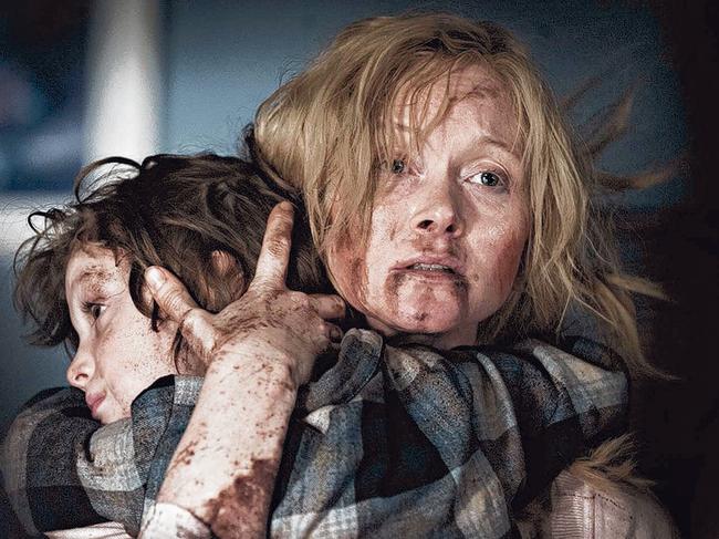 Essie Davis and Noah Wiseman in Australian horror The Babadook.