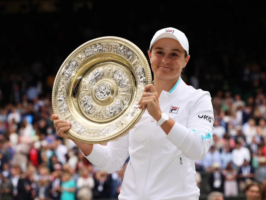 Ash Barty has enjoyed a career-best season. (Photo by Clive Brunskill/Getty Images)