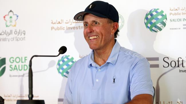 Phil Mickelson. Photo by Luke Walker/WME IMG/WME IMG via Getty Images.