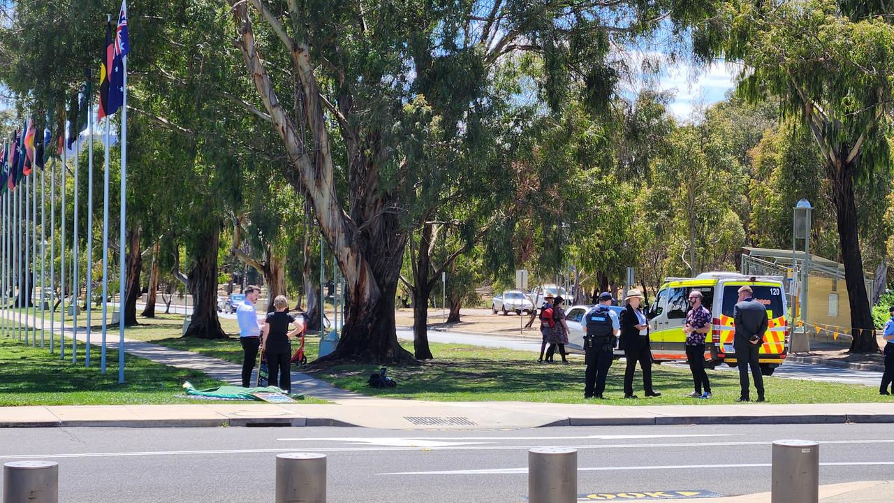 Ambulances arrived before 12 pm. Picture: Supplied.